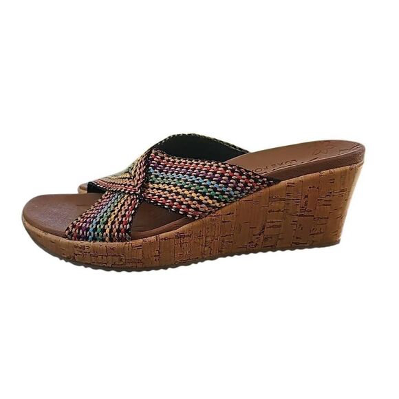 Skechers Women's Beverlee-Delighted Wedge Sandal Size 7 - Picture 5 of 11